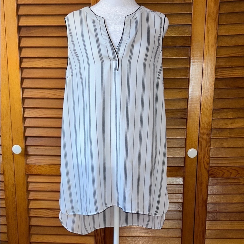 Daniel Rainn Striped Tunic Tank Size Large
